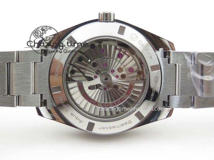 0324 Affordable Aqua Terra 150M SS 1:1 Best Edition Deep Blue Textured Dial On SS Bracelet A 8253